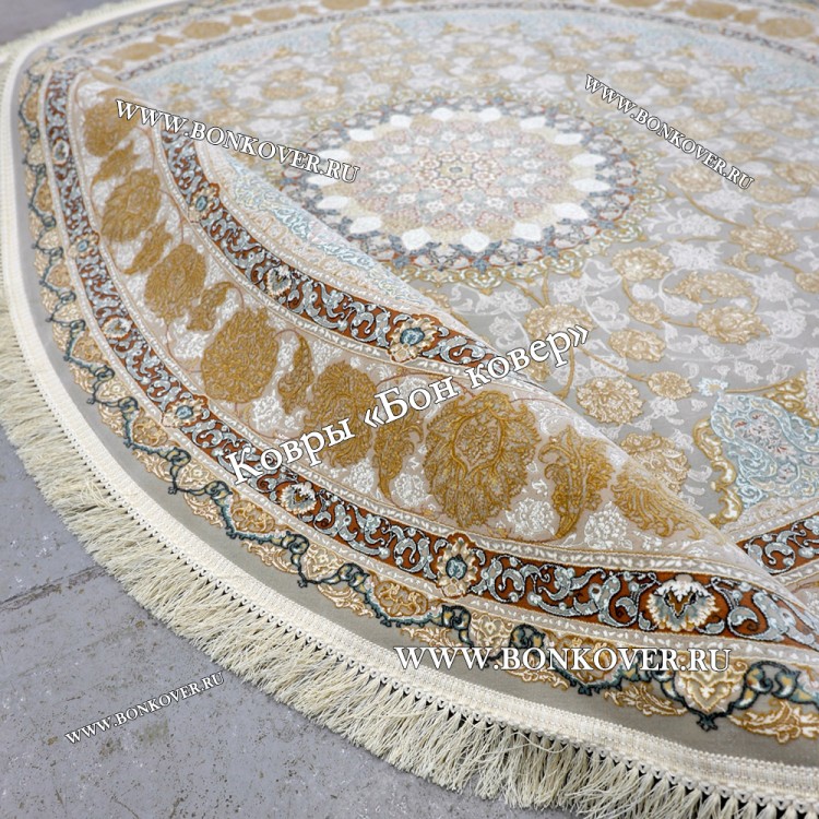 Восточный Ковер Для Гостиной Дизайн 30545 Круг