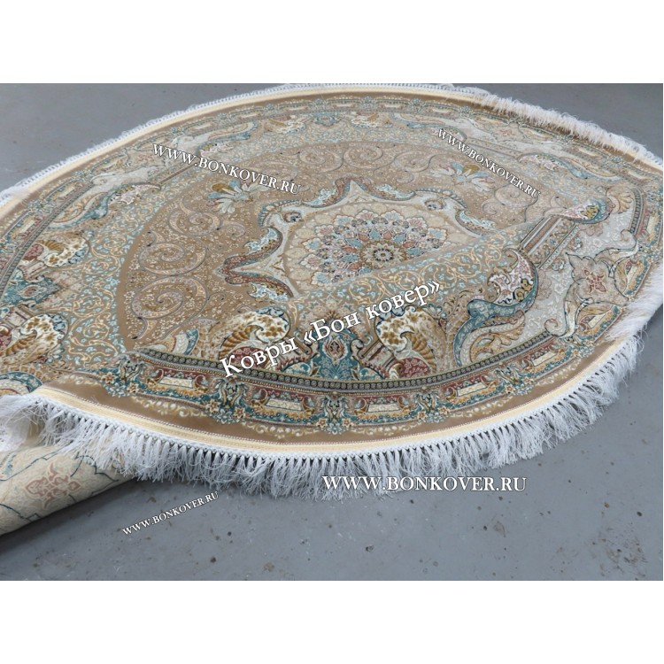 Круглый Ковер для Гостиной Медальон Дизайн 30441