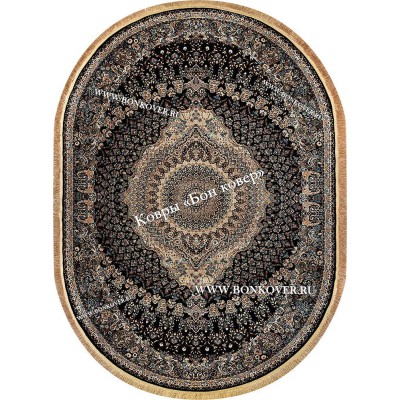 Восточный Овальный Ковер Медальон Дизайн 28761