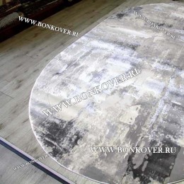 Ковер Турция Современный Дизайн 26 Серый Овал